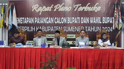 KPU Sumenep Tetapkan Pasangan Fauzi-Hasyim Sebagai Pemenang Pilkada 2024