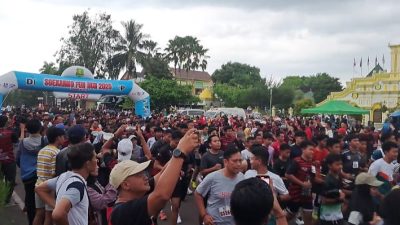 DPUTR Sumenep Sukses Gelar Soekarno Fun Run 2025, Lintasan Lari yang Menyatukan Indonesia di Kota Sumenep