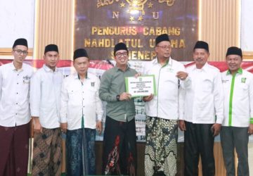 Nur Faizin Salurkan Bantuan Rp500 Juta untuk Pembangunan Musholla PCNU Sumenep