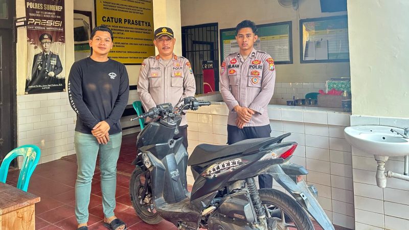 Jual Motor Curian, Dua Pelaku Curanmor di Kepulauan Kangean Dibekuk Polisi